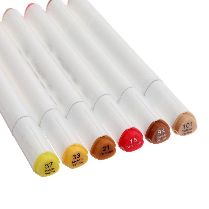 Маркеры для скетчинга двусторонние MESHU, 6 цветов (осенние цвета) Маркеры для скетчинга двусторонние MESHU, 6 цветов (осенние цвета)