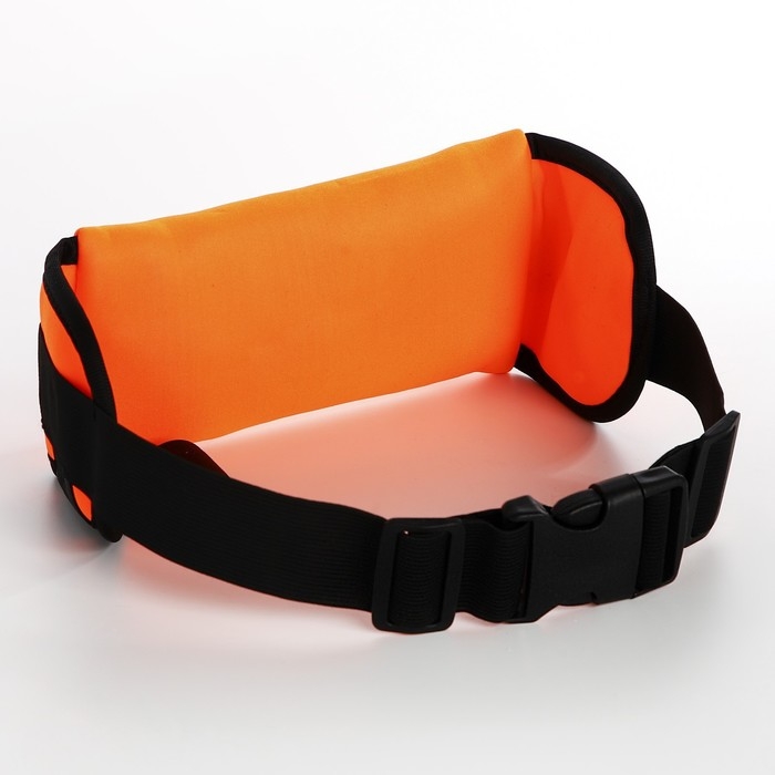 Сумка для бега поясная, на молнии, цвет оранжевый