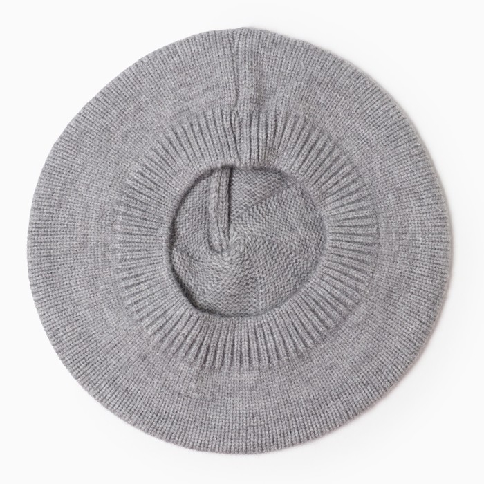 Берет детский MINAKU, цвет серый-меланж, р-р 50