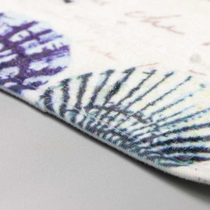 Набор ковриков для ванной и туалета Доляна «На дне», 2 шт: 40×45, 45×75 см