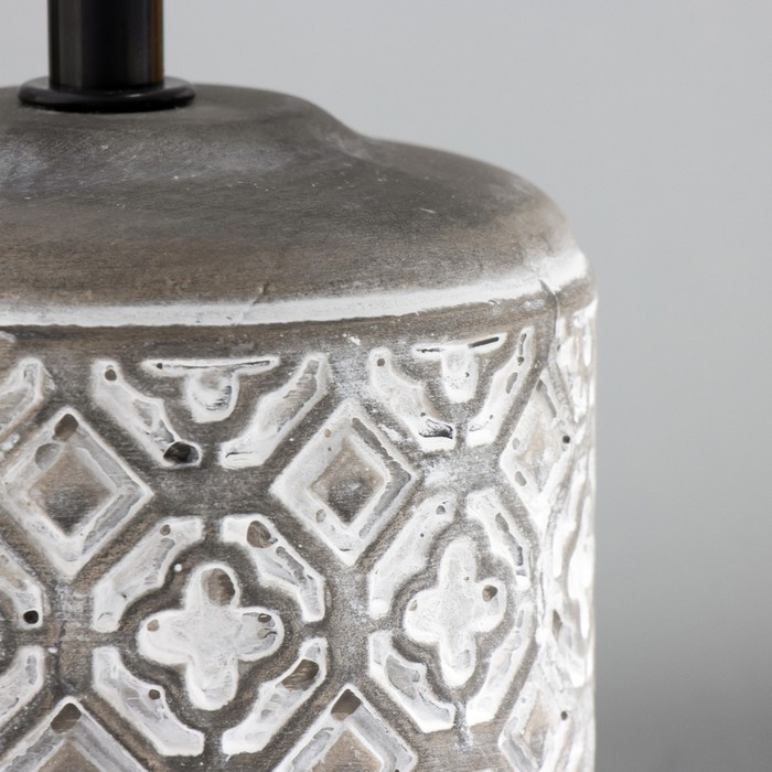 Настольная лампа Настольная лампа "Лореа" E14 40Вт серый 20х20х31 см RISALUX