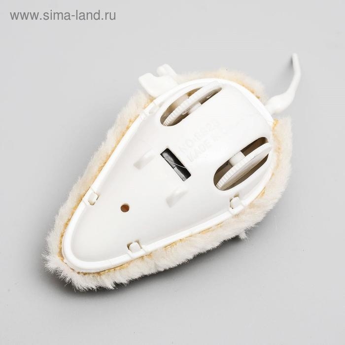 Мышь заводная меховая малая, 8,5 см, бежевая Мышь заводная меховая малая, 8,5 см, бежевая