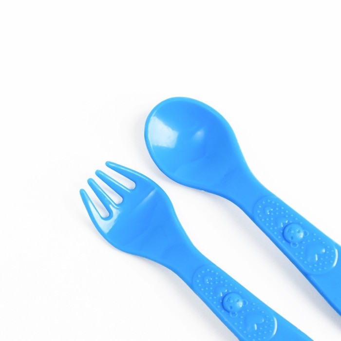 Набор детской посуды «Транспорт Бип-Бип», тарелка на присоске 250мл, вилка, ложка Набор детской посуды «Транспорт Бип-Бип», тарелка на присоске 250мл, вилка, ложка