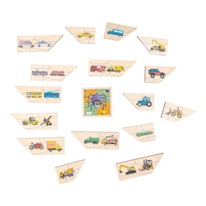 Пазлы из дерева «Паучок. Техника»