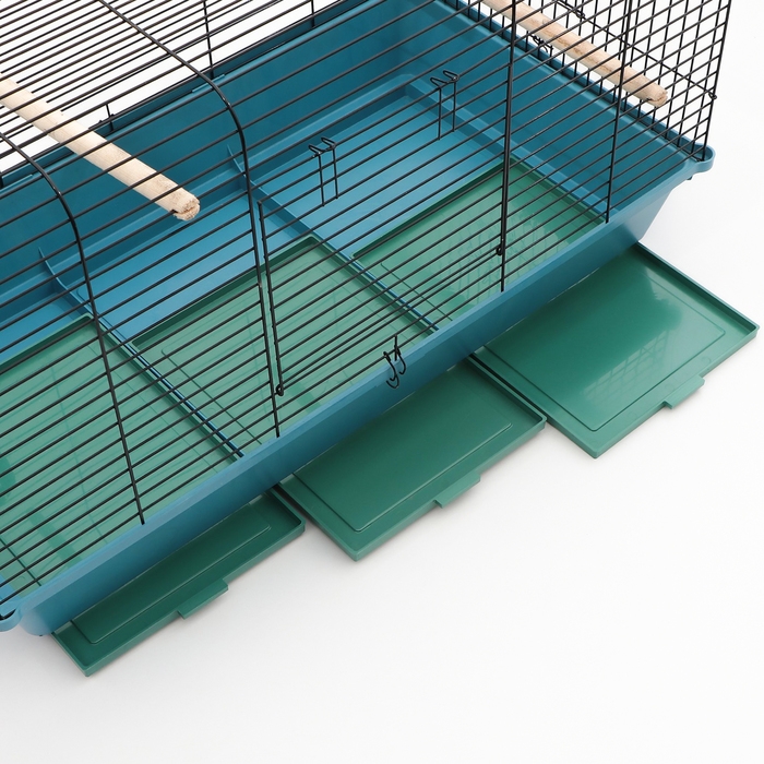 Клетка для птиц, Клетка для птиц, "Рикки max 2", 79 х 44 х 45 см, микс цветов