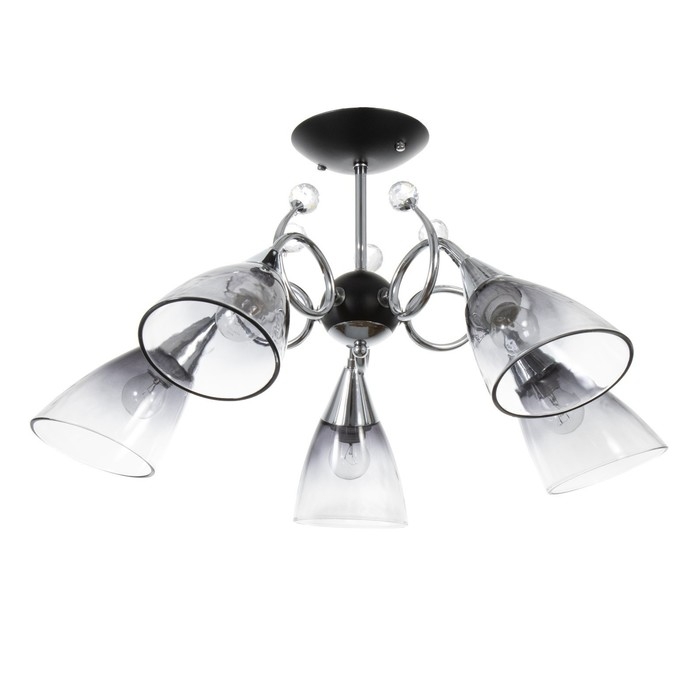 Люстра Люстра "Марианна" 5хЕ27 40Вт черный 69х69х32,5см BayerLux