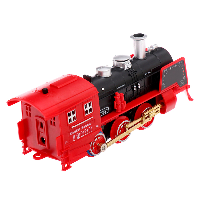 Железная дорога «Скорый поезд», радиоуправление, эффект дыма Железная дорога «Скорый поезд», радиоуправление, эффект дыма