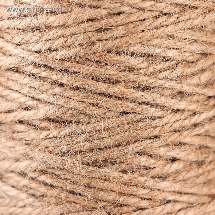 Шпагат джутовый 3-х ниточный 1,68 КТекс, 120 м Шпагат джутовый 3-х ниточный 1,68 КТекс, 120 м