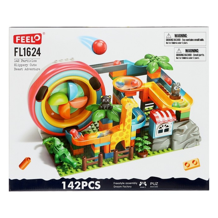Конструктор Шарики «Зоо-горка», 142 детали Конструктор Шарики «Зоо-горка», 142 детали