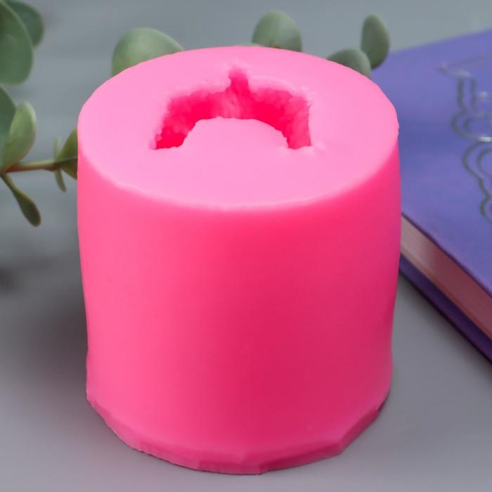 Молд силикон 3D Молд силикон 3D "Медвежонок с бантом" 5,5х5,5х5,7 см