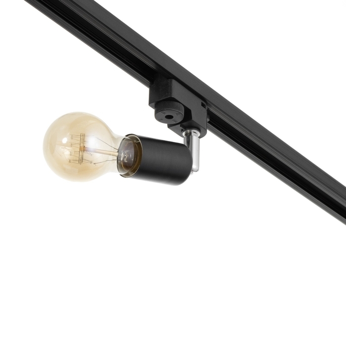 Светильник трековый Светильник трековый "Спот" Е27 40Вт черный 3,5х5,5х15см