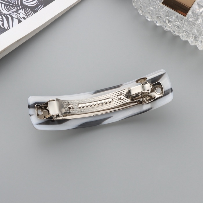 Заколка-автомат для волос Заколка-автомат для волос "Сильва" геометрия колор, 9 см, микс