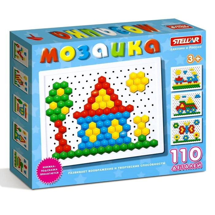 Мозаика, 110 элементов, диаметр 13 мм Мозаика, 110 элементов, диаметр 13 мм