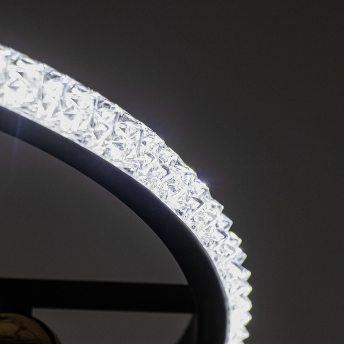 Люстра Люстра "Акрополь" 35Вт LED черный, золото 2700-6400k 30х30х15см