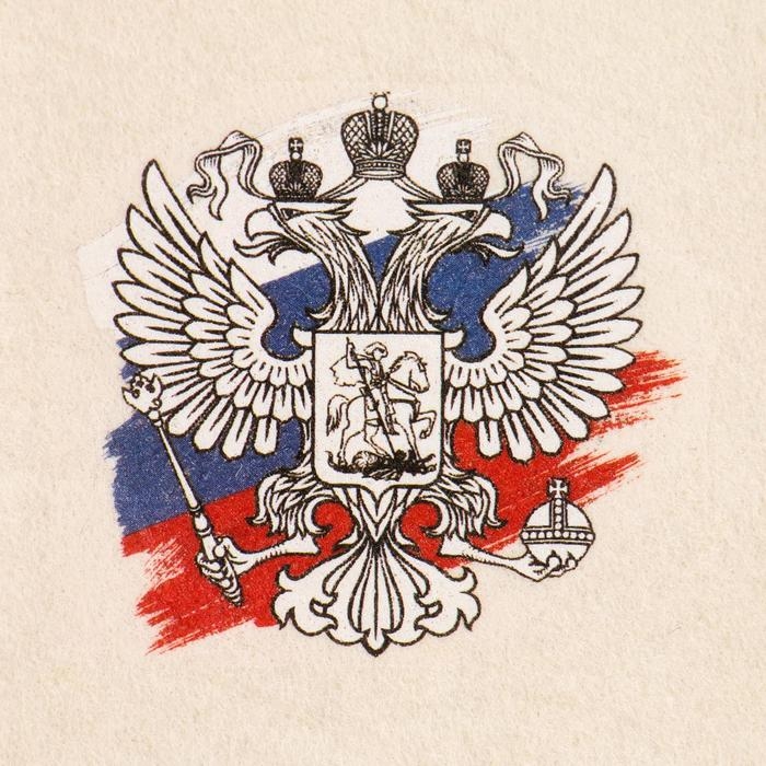 Шапка для бани  Шапка для бани "Герб"