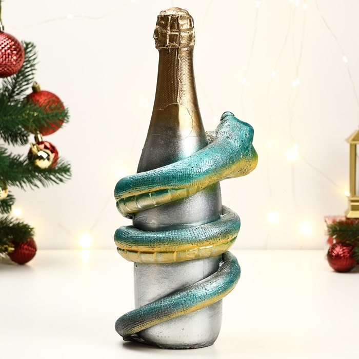 Копилка Копилка "Змея с шампанским" 35х16х16см