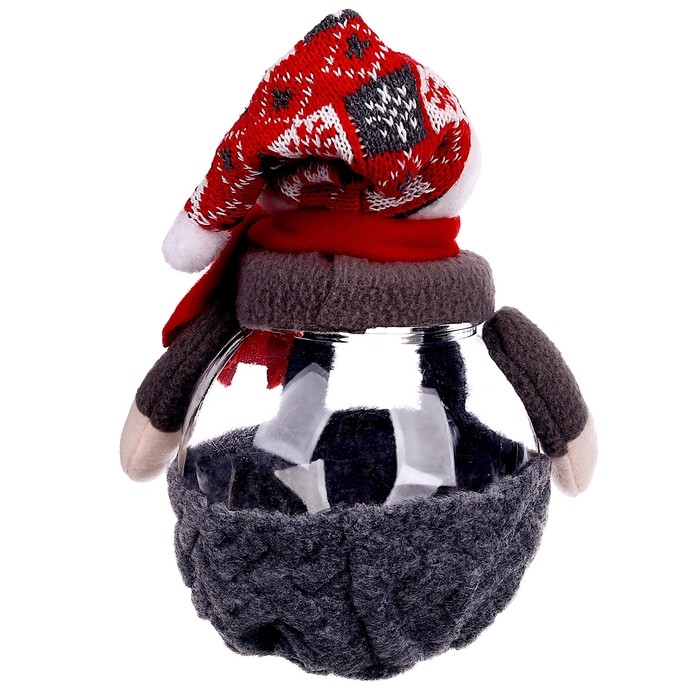 Конфетница «Новый год», баночка, виды МИКС Конфетница «Новый год», баночка, виды МИКС