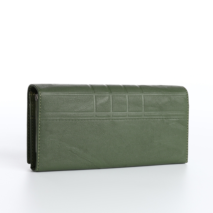 Кошелёк женский на магните, цвет зелёный Кошелёк женский на магните, цвет зелёный