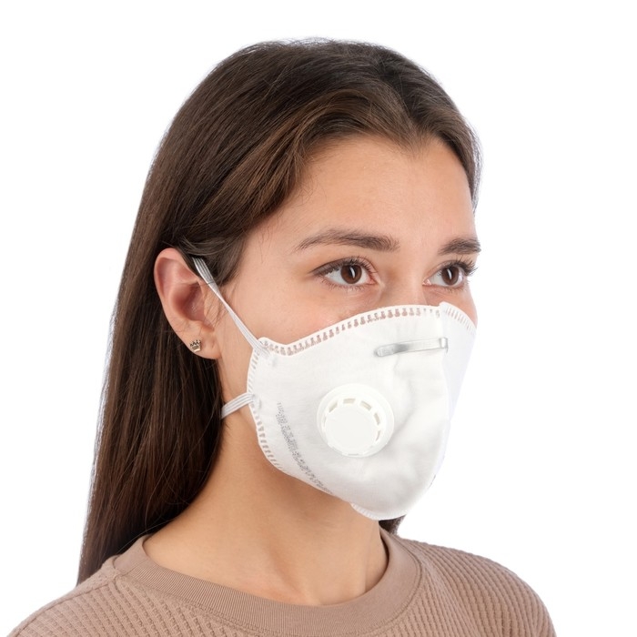 Полумаска фильтрующая складная с клапаном  Полумаска фильтрующая складная с клапаном "Исток" FFP1