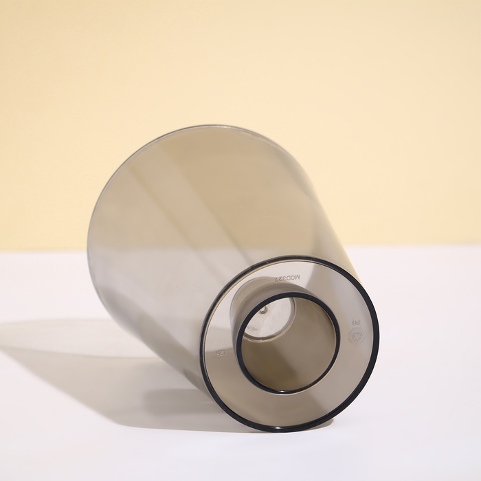 Горшок для орхидей, 1,2 л, 12,5 &times; 16,6 см, пластик, прозрачно-серый