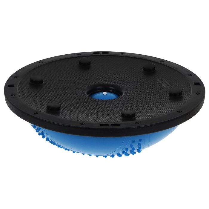 Полусфера BOSU гимнастическая ONLYTOP, массажная, с насосом, 55х25 см, цвет синий Полусфера BOSU гимнастическая ONLYTOP, массажная, с насосом, 55х25 см, цвет синий