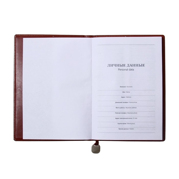 Ежедневник недатированный, обложка ПВХ, формат А5, 140 листов, клетка, с ручкой, подарочная коробка, МИКС Ежедневник недатированный, обложка ПВХ, формат А5, 140 листов, клетка, с ручкой, подарочная коробка, МИКС