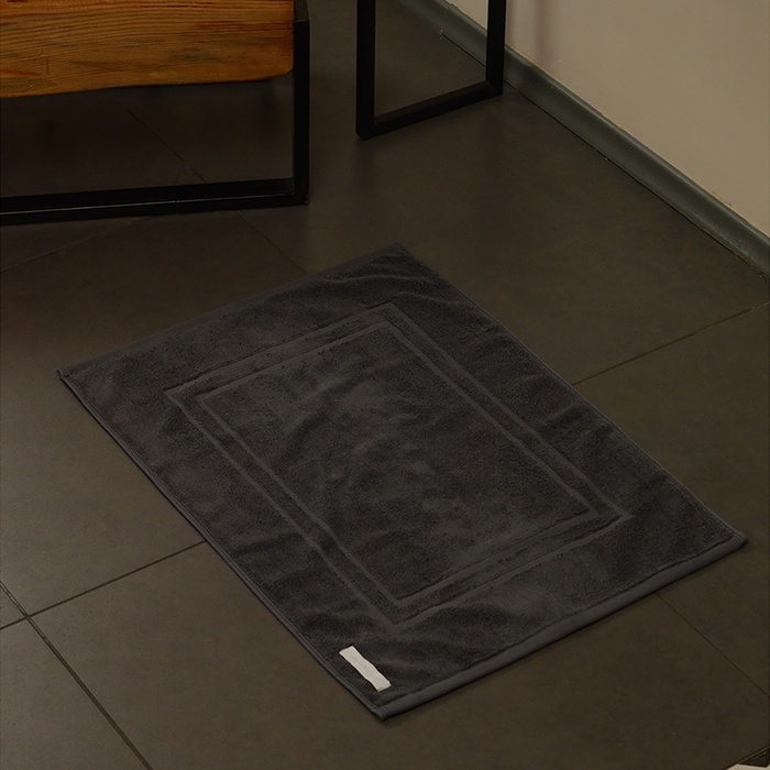 Коврик махровый SL HOME: Basic Коврик махровый SL HOME: Basic "Гри Сандре" 50х70 см, 100% хлопок, 730 г/м2