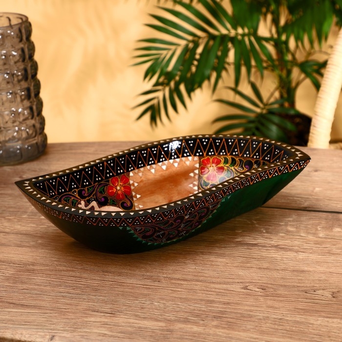 Блюдо Блюдо "Ломбок стайл" дерево 33х17х7 см