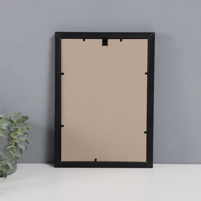 Фоторамка пластик Фоторамка пластик "Пиксель" 21х30 см, чёрный