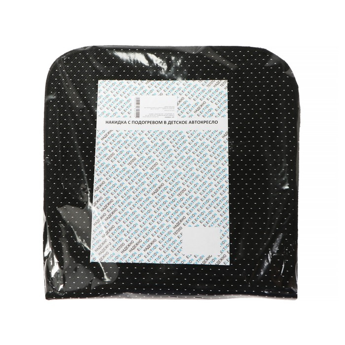 Подогрев в детское автокресло, 12 В, 25 Вт, 60 х 23/30 см, провод 2 м, греющий жгут - нити MicroHEAT