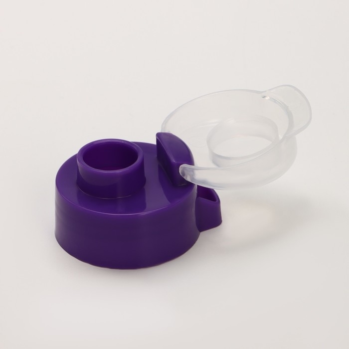 Бутылка для воды «Люби себя», 600 мл, цвет фиолевовый Бутылка для воды «Люби себя», 600 мл, цвет фиолевовый