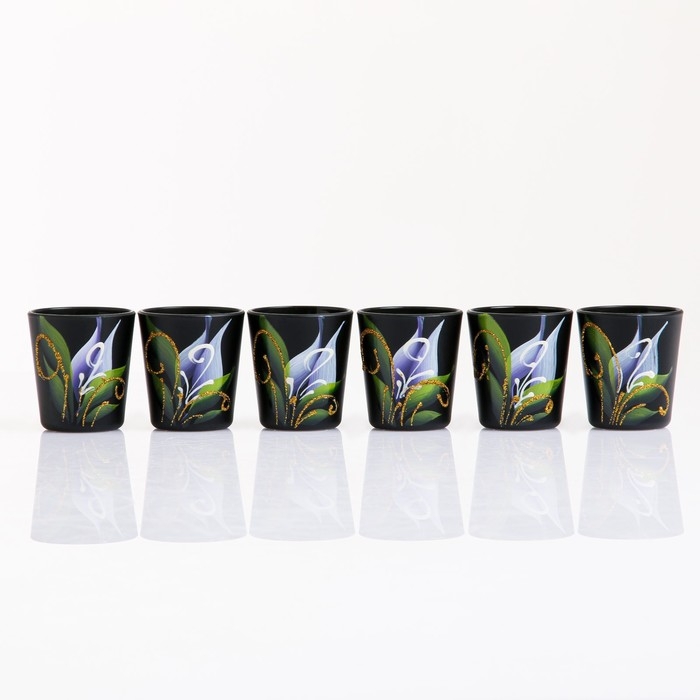 Набор стопок Набор стопок "Каллы" 6 стопок