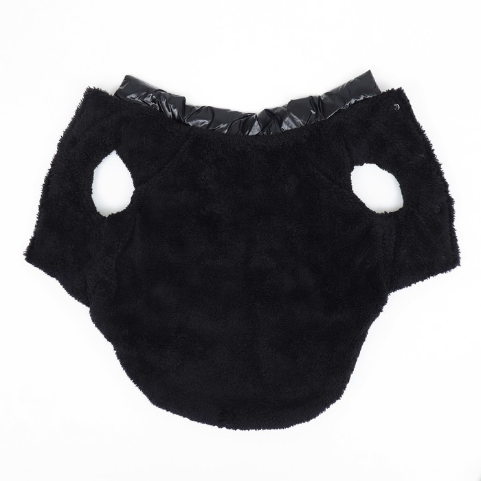 Куртка для собак  Куртка для собак "Блеск", 2XL (ДС 45, ОГ 64, ОШ 38 см), чёрная