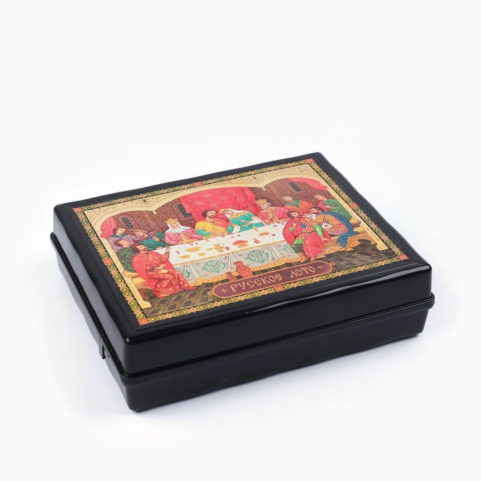 Лото русское, деревянное Лото русское, деревянное "Застолье", настольная игра, с бочонками