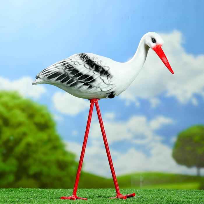 Садовая фигура Садовая фигура "Аист" 16х15х35см