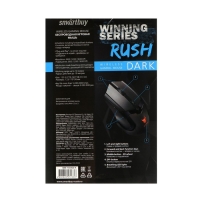 Мышь Smartbuy RUSH Dark, игровая, беспроводная, 1600 dpi, 2хААА, USB, подсветка, чёрная