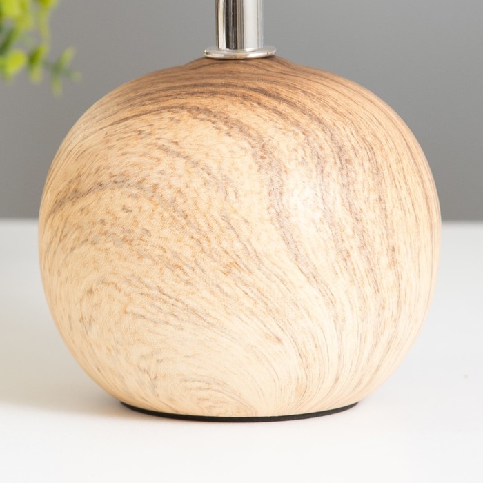 Настольная лампа Настольная лампа "Линен" E14 40Вт коричневый 15х15х28 см RISALUX