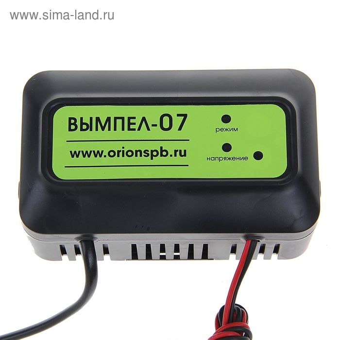 Зарядное устройство АКБ  Зарядное устройство АКБ "Вымпел-07",1.2 А,12 В, для всех типов АКБ, до 20 Ач