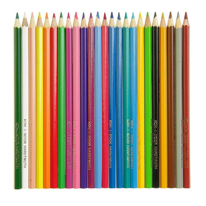 Карандаши Карандаши "Крот", 24 цвета