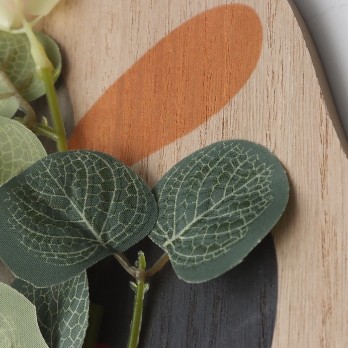 Крючки декоративные дерево Крючки декоративные дерево "Абстракция. Кляксы. Цветок" 1,5х19,5х23,3 см