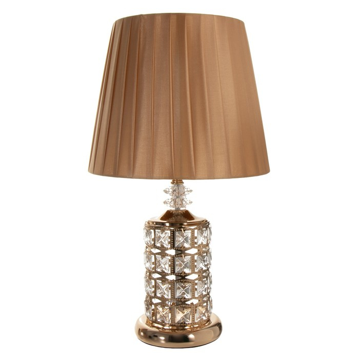 Настольная лампа с подсветкой 16684/1 E27 40Вт золото RISALUX