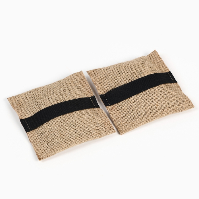 Набор джутовых мочалок с травами 2 шт Набор джутовых мочалок с травами 2 шт "Успокаивающая и Легкое дыхание" Добропаровъ