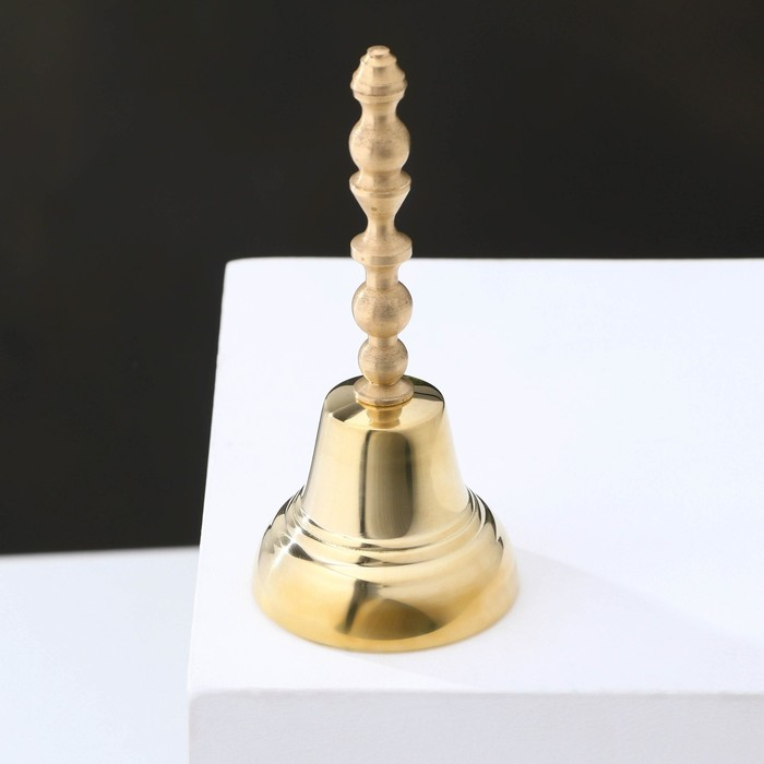 Колокольчик Валдайский  Колокольчик Валдайский "Позвонок №3", полированный, с длинной ручкой, d=40 мм