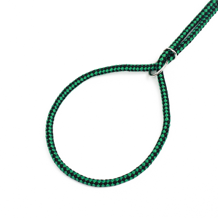 Ринговка с вертлюгом,150 х 0,6 см, чёрно-зелёная Ринговка с вертлюгом,150 х 0,6 см, чёрно-зелёная