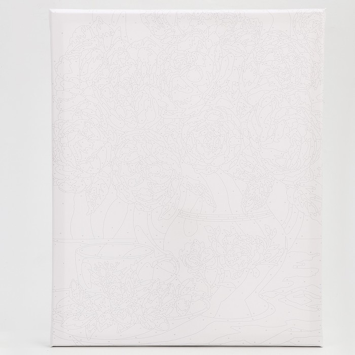 Картина по номерам на холсте с подрамником «Букет пионов», 40 х 50 см Картина по номерам на холсте с подрамником «Букет пионов», 40 х 50 см