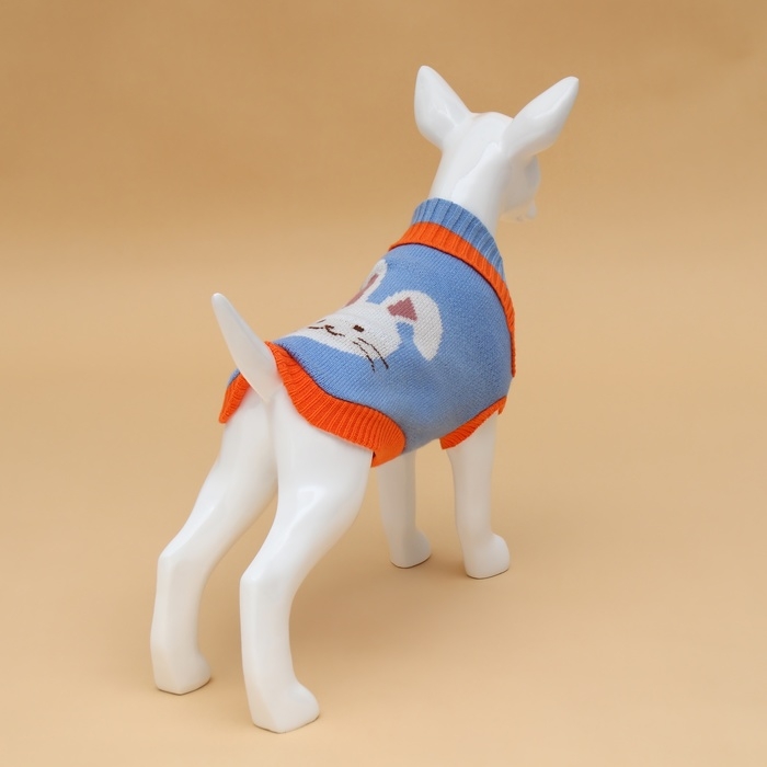 Свитер  Свитер "Зайка", S (ДС 23, ОШ 23, ОГ 26-45 см