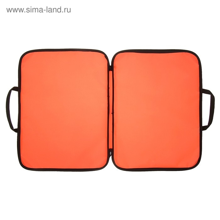 Папка для чертежей и рисунков А3, 470 х 350 х 20 мм, с ручками, текстильная, Calligrata Стандарт, Оранжевая, плотность 600D Папка для чертежей и рисунков А3, 470 х 350 х 20 мм, с ручками, текстильная, Calligrata Стандарт, Оранжевая, плотность 600D