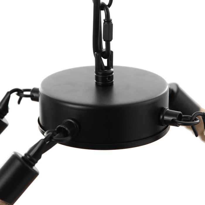 Люстра Люстра "Герда" 14хЕ27 40Вт черный 85х35х40см BayerLux