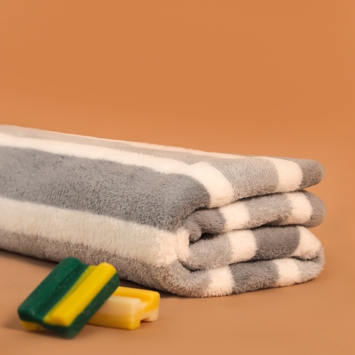 Полотенце банное Этель Полотенце банное Этель "Геометрия", цв. серый, 70х140 см, 100% п/э, 240 г/м2