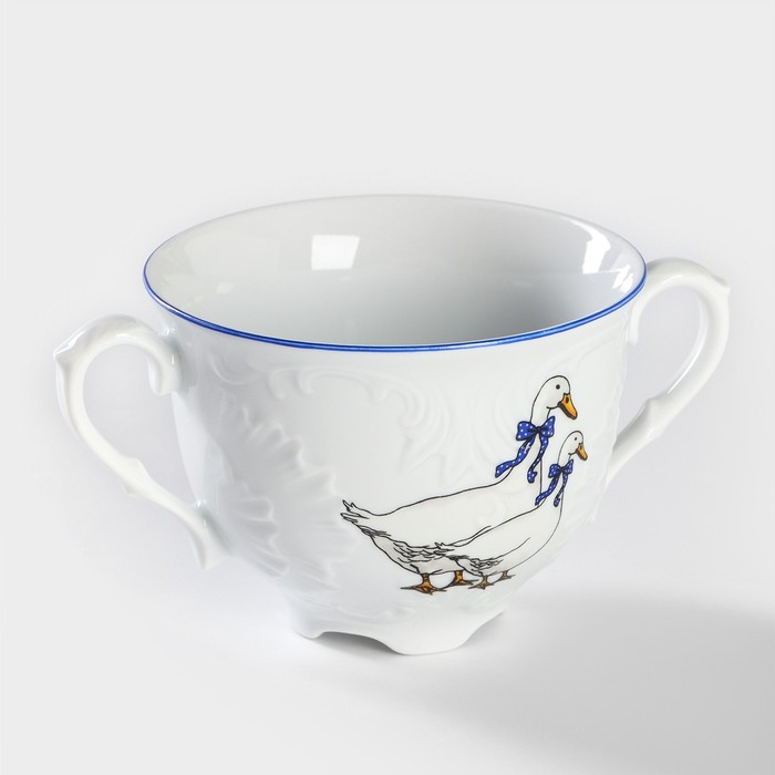 Бульонница «Рококо. Гуси», 330 мл, МИКС Бульонница «Рококо. Гуси», 330 мл, МИКС
